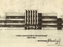 <p style="text-align: justify;">A need to build the Military Research Laboratory for the Ministry of National Defence arose in the early 1930s, after the participants of the National Weaponry Conference had established that Lithuania was in danger of potential attacks. The main purpose of the new laboratory was to embark on scientific research in the fields of explosive weapons, ballistics, biochemistry, microbiology, toxicology and etc. The winning project in the design competition was submitted by architect Vytautas Landsbergis-Žemkalnis. His design was heavily influenced by the contemporary Modernist theory, and by the famous Louis Sullivan’s motto: ‘form follows function’. Due to the application of particularly high-quality building materials, and the importance of the laboratory’s work for the national security, the original structure survives intact. Up to now the laboratory’s building fascinates the architecture lovers by its exceptionally fine combination of functionality and ‘clean’ Modernist aesthetics. Although the flat roof, strip-like windows, white plain façade, and the reinforced concrete construction are archetypal traits of the International Style, the laboratory’s design also has some distinctively Lithuanian characteristics. Modernism is combined here with some Neo-classicist tendencies, which are reflected in the symmetrical massing of the structure, monumental aesthetics, and in the visual emphasis on grand central entrance to the building.</p>
<p style="text-align: justify;"><em>Kristina Rimkutė</em></p>