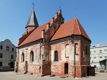 <p style="text-align: justify;">The construction of the Gothic red brick church of irregular shape with a massive dominating tower was most probably started in the 15th century (the presbytery was built first), and finished in the 16th century. Damaged during the Russian occupation of middle of the 17th century, it stood deserted for a long time. In 1750 friars of St. Roch Order settled in the church and established a shelter for the sick. St. Gertrude church was renovated extensively between 1785 and 1794, with the interior acquiring features of late Baroque and early Classicism. In 1825 the monastery and church were transferred to the sister order of Caritas, who continued the works of the St. Roch Order. The occupying Russian government were against Catholic Church institutions looking after the sick in Kaunas, therefore, in 1842 the hospital was removed from the care of nuns and turned into a secular institution. In 1866 the convent was dissolved altogether. In 1922-1948 St. Gertrude church belonged to the <a href="http://en.wikipedia.org/wiki/Congregation_of_Marian_Fathers">Congregation of Marian Fathers</a>, who constructed a stone monastery building. In 1948 the church was converted into a medical equipment shop, and finally in 1992 the church was returned back to the monks.</p>
<p style="text-align: justify;"><em>Vaida Kamuntavičienė</em></p>