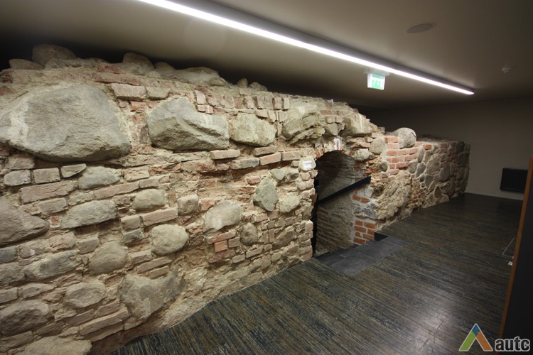 Išlikusio mūro fragmentas. G. Natkevičiaus asmeninio archyvo nuotr.