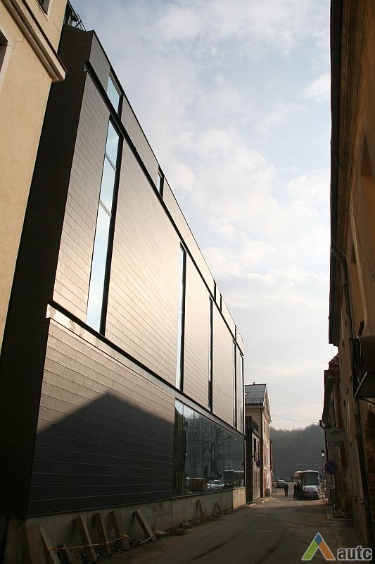 Jėzuitų gimnazijos pastato fasadas. G. Natkevičiaus asmeninio archyvo nuotr.