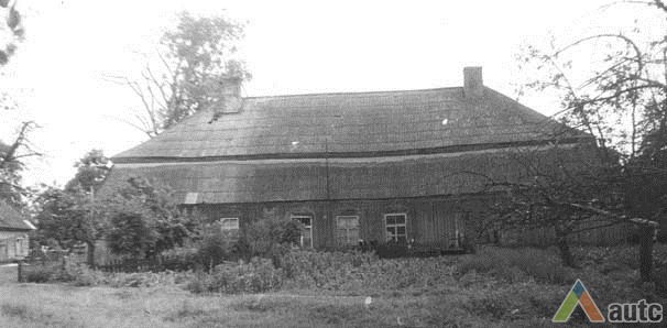 Aristavėlės dvaro užpakalinis fasadas 1982 m. E. J. Morkūno nuotr., LLBM archyvas