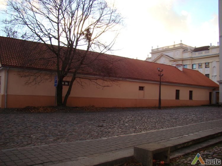 Pastato nr. 20 šiaurinis fasadas. J. Butkevičienės nuotr., 2012 m.