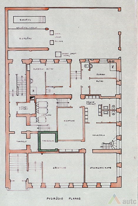 Pusrūsio planas. LCVA, f. 1622, ap. 4, b. 718, l. 62