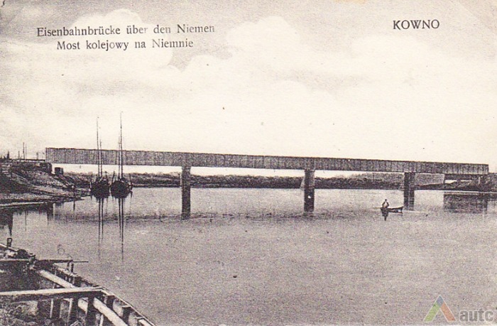 Tiltą statė prancūzų firma Ernest Gouin et Cie. Iš H. Kebeikio kolekcijos