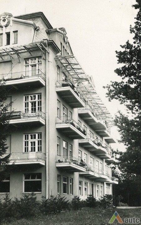 Raudonojo Kryžiaus sanatorija A. Panemunėje, 1934 m. I. Girčio nuotr. iš A. Burkaus rinkinio