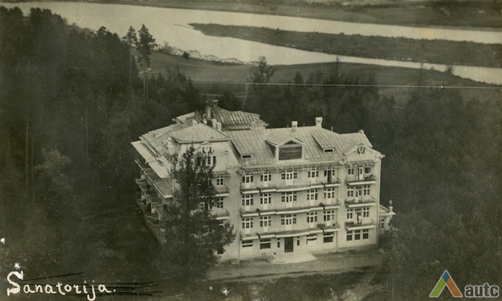 Raudonojo Kryžiaus sanatorija A. Panemunėje, 1934 m. A. Burkaus rinkinio nuotr.