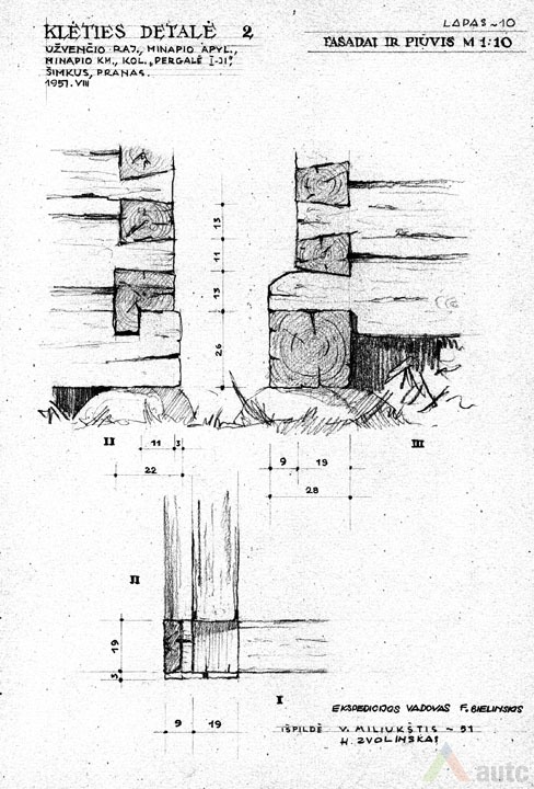 Svirno detalės (kerčių suleidimas), 1951 m. KTU ASI archyvas, 701