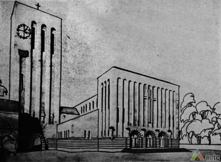 "Naujoje Romuvoje" pristatytas pataisytas projektas. "Naujoji Romuva", 1935 m., nr. 7, p. 169