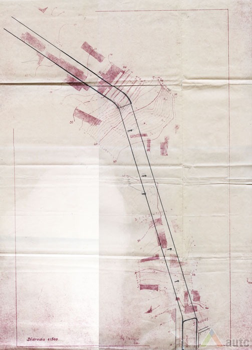 Tunelio projektas. KAA, f. 218. ap. 1, b. 682 l. 1
