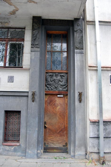 Įėjimas į namą. V. Petrulio nuotr., 2008 m.