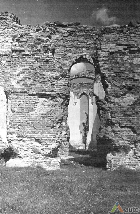 Deltuvos evangelikų reformatų bažnyčia. V. Zubovo nuotr., 1960 m., KTU ASI archyvas, Sk-02703