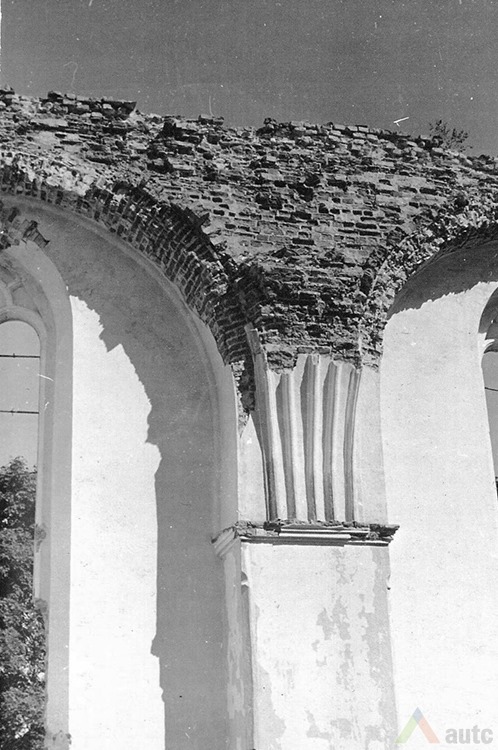 Deltuvos evangelikų reformatų bažnyčia. V. Zubovo nuotr., 1960 m., KTU ASI archyvas, Sk-02752