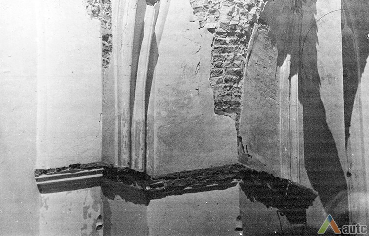 Deltuvos evangelikų reformatų bažnyčia. V. Zubovo nuotr., 1960 m., KTU ASI archyvas, Sk-02691 
