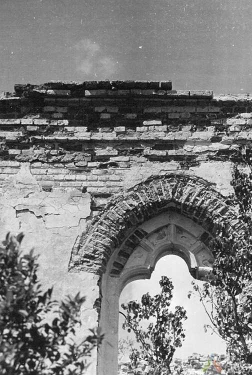 Deltuvos evangelikų reformatų bažnyčia. V. Zubovo nuotr., 1960 m., KTU ASI archyvas, Sk-02759