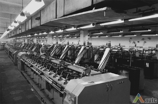 „Drobė“ factory. Photo by M. Baranauskas, 1981, from Lithuanian central state archive, photodocuments department.   