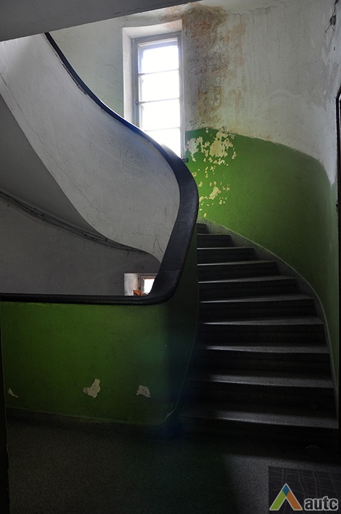 Fragment of the staircase. Photo by V. Petrulis, 2016.