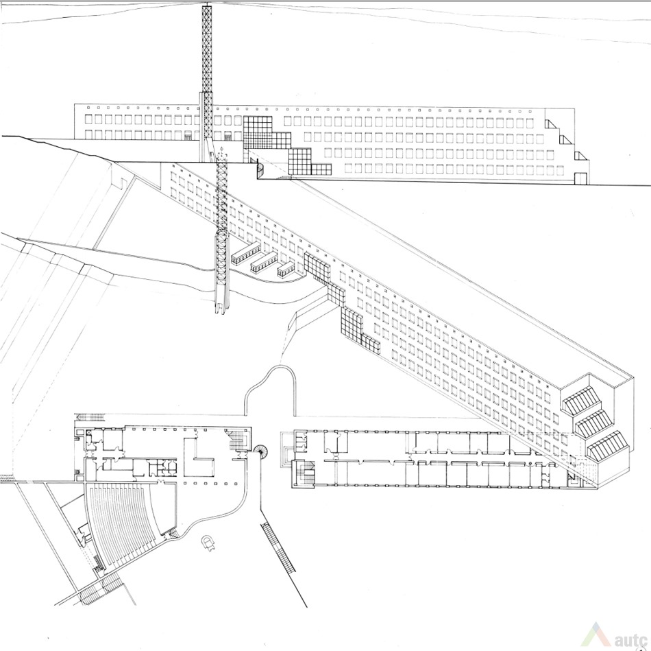  Project for the State Vehicle inspection headquarters. From the personal archive of K. Pempė