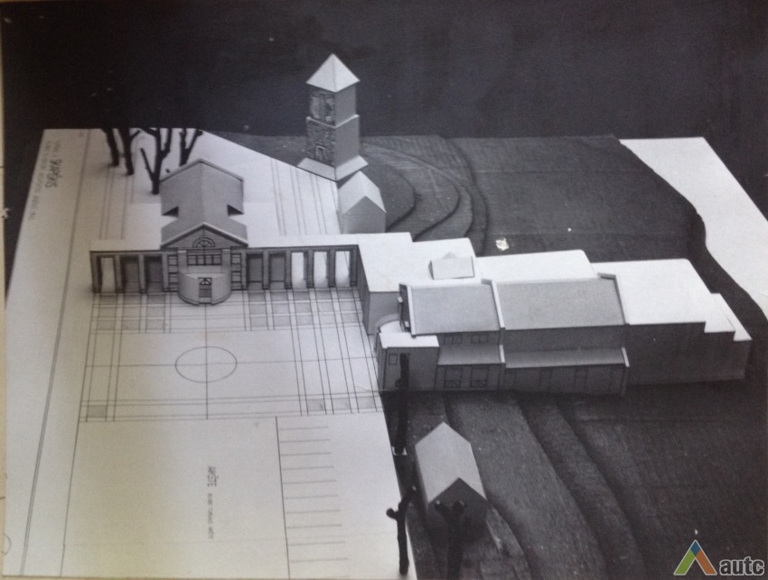 Model for Skapiškis house of culture. From personal collection of Linas Janėnas 