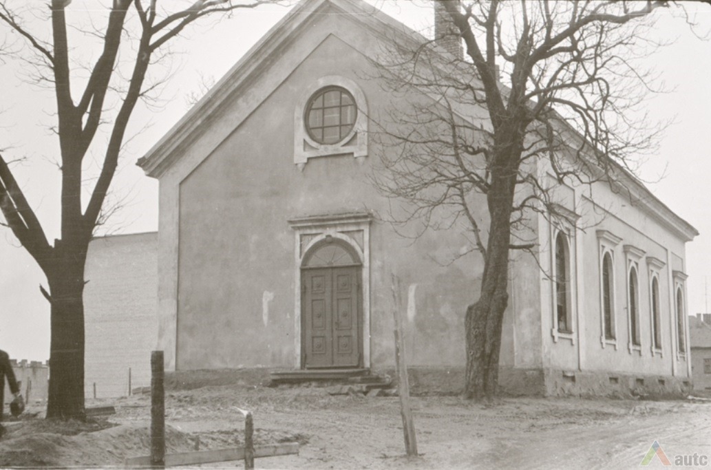 Šiaulių buv. liuteronų bažnyčia, apie 1960 m. Alberto Kiviliaus nuotr., ŠAM, Neg. Nr. 20147. 