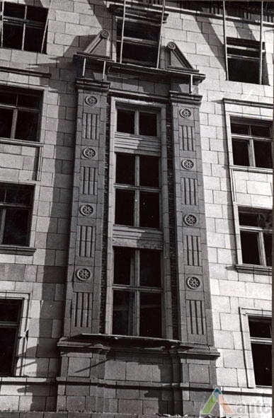 Statybos metu (1954 m.). Kauno m. savivaldybės archyvo nuotr.