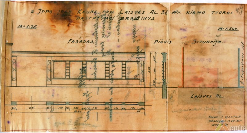Tvoros projektas. KAA, f. 218, ap. 2, b. 3955