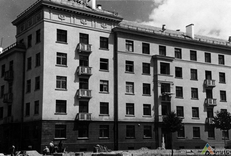 Pastatas 1954 m. Kauno miesto savivaldybės archyvo nuotr.