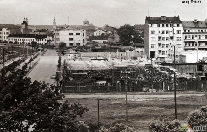 Pastatas 1952 m. Kauno miesto savivaldybės archyvo nuotr.