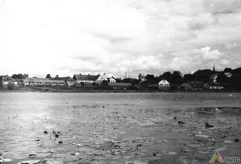 Salų vaizdas nuo ežero. KTU ASI archyvas, Sk-03283