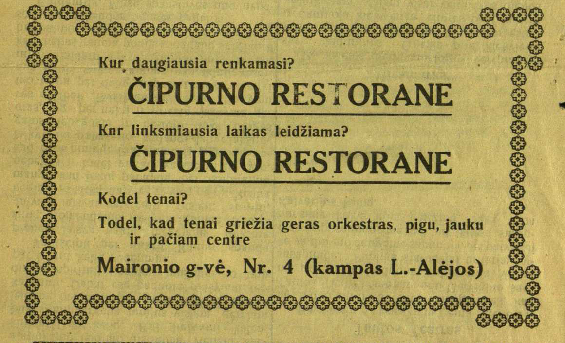 "Čipurino" restoranas Kaune
