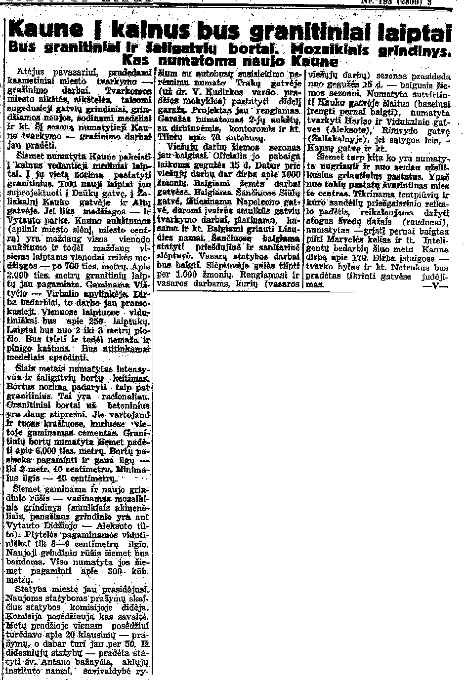 LA, 1936.04.28, p.3 - Kaune į kalnus bus granitiniai laiptai
